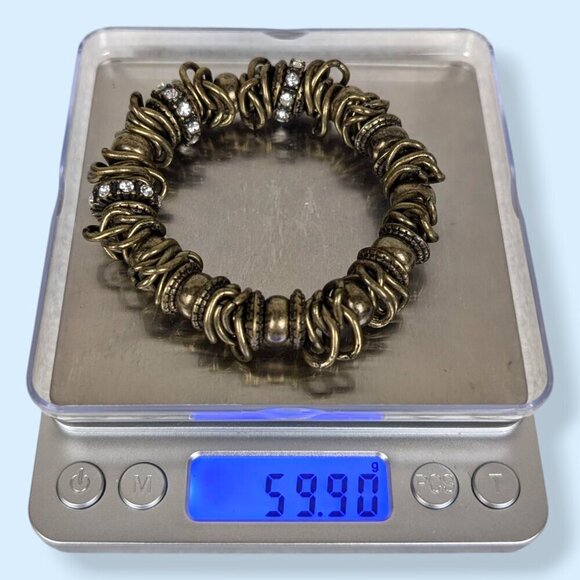 (2/$20) Lia Sophia Cut Crystal Stretch Bracelet - Picture 5 of 5